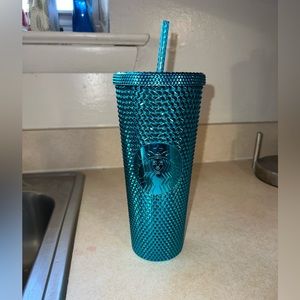 Starbucks Blue Metallic Studded Tumbler